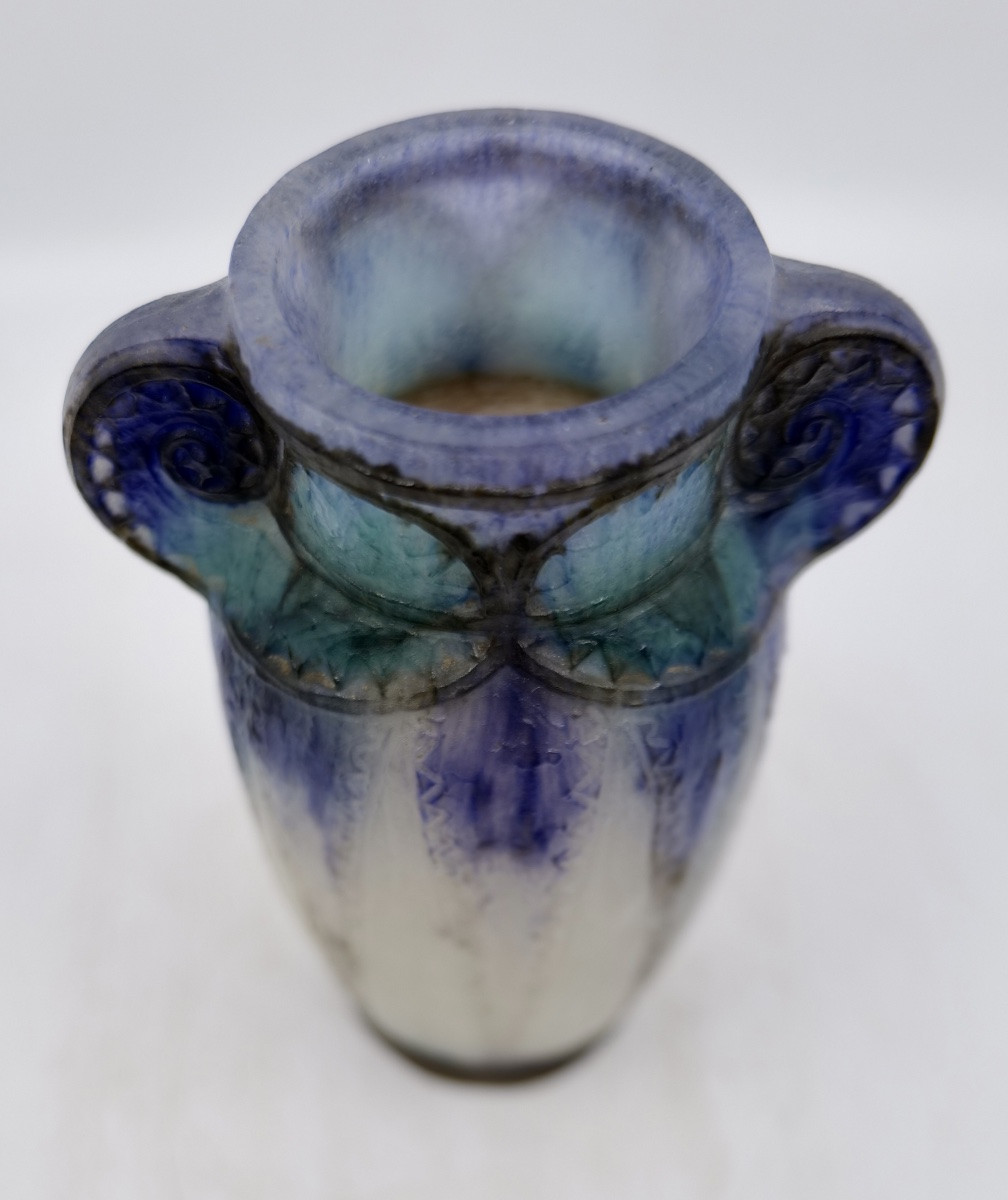 Gabriel Argy-rousseau  (1885 - 1953) Art Deco "thèbes" Vase - 1924-photo-4
