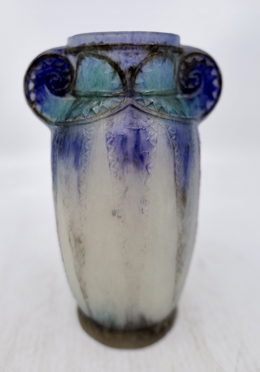 Gabriel Argy-rousseau  (1885 - 1953) Art Deco "thèbes" Vase - 1924