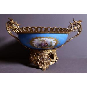 Coupe en porcelaine de Paris - Napoléon III - XIXe siècle