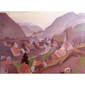 Jules-émile Zingg "val d'Argent (lièpvre ?)" - Alsace