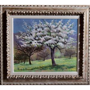 Paul Emile Pissarro (1884 - 1972) "white Apple Tree"