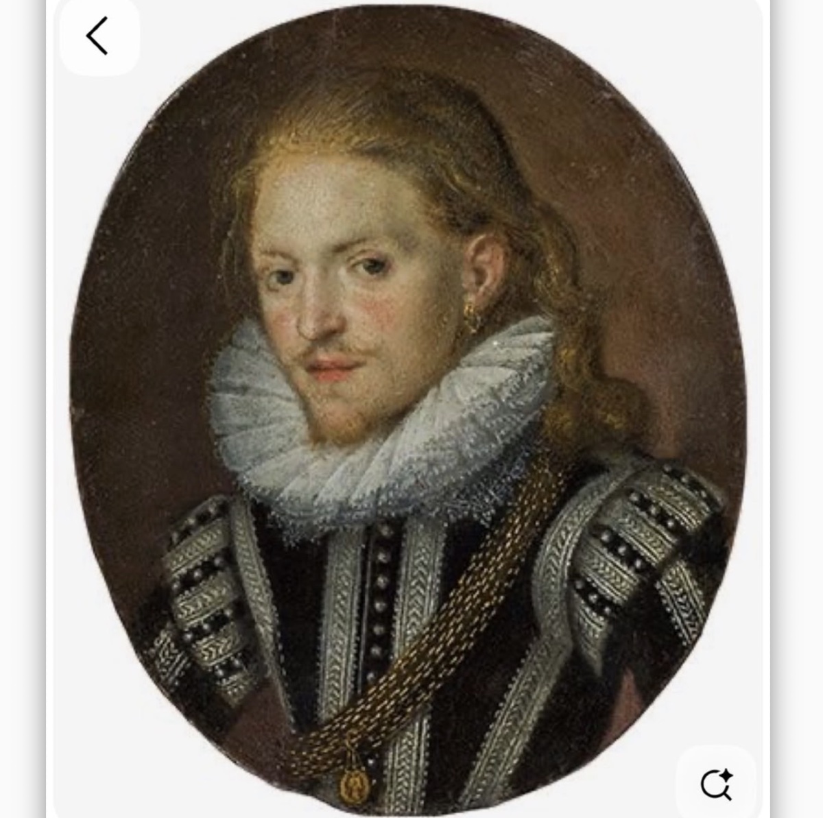 Portrait d’un jeune gentilhomme noble portant une boucle d’oreille-photo-2