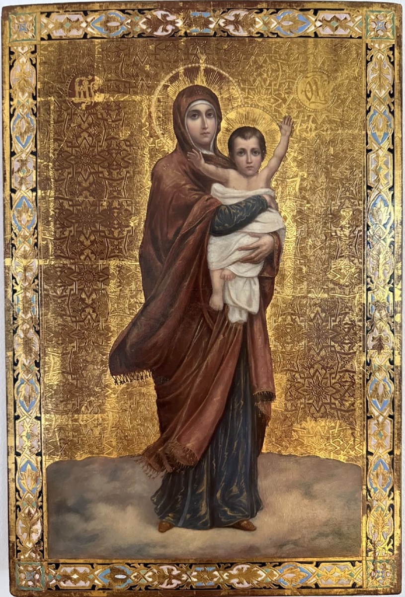 The Icon Of The Mother Of God, “blessed Heaven”