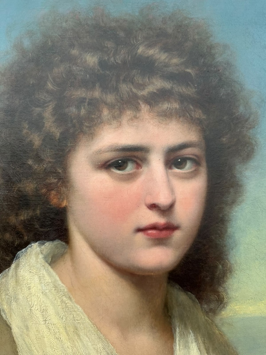 Adalbert Franz Eugen Begas (1836–1888), “the Folk Song.”-photo-4