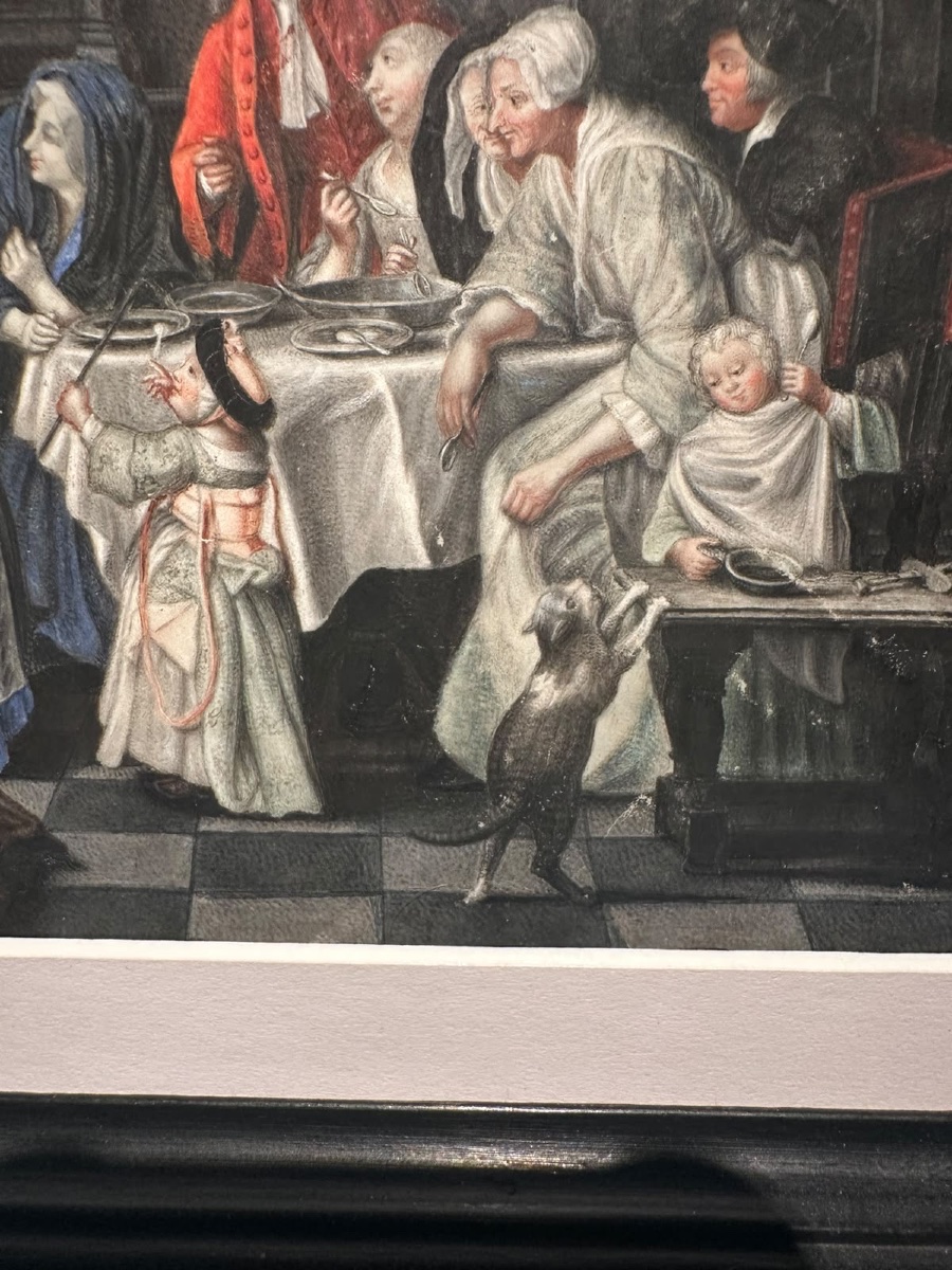 Attributed To Jan Josef Horemans The Elder (flemish Artist, 1682–1759), “the Family Meal.”-photo-3