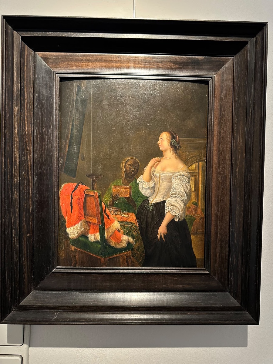 From The Studio Of Frans Van Mieris The Elder (1635–1681), Woman In Front Of A Mirror.