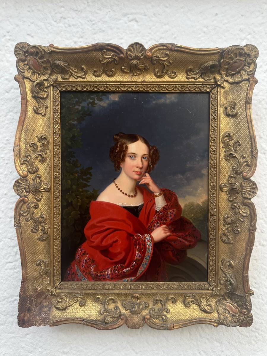 Pair Of Portraits By Leopold Fertbauer (1802–1875)-photo-3