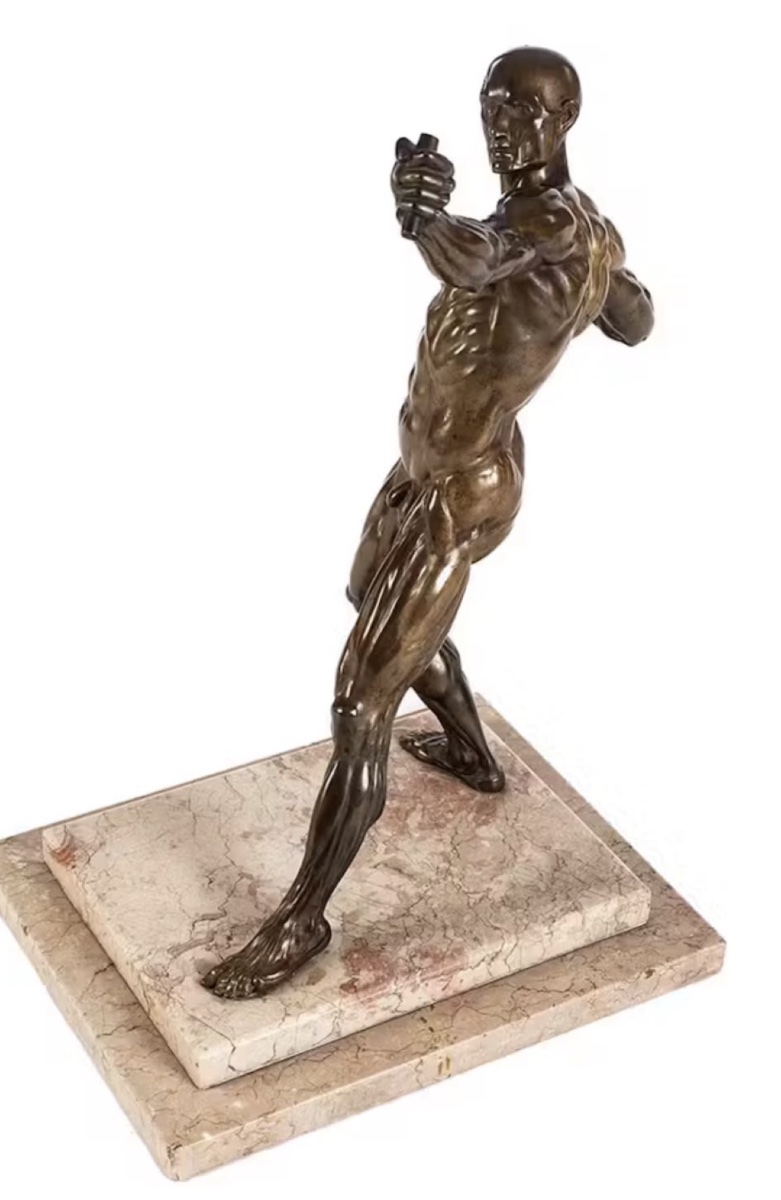 Sculpture en bronze « L’Archer » — disciple de Willem van Tetrode-photo-1