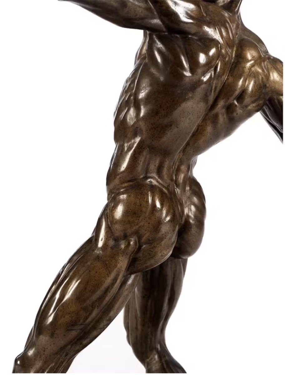 Sculpture en bronze « L’Archer » — disciple de Willem van Tetrode-photo-3