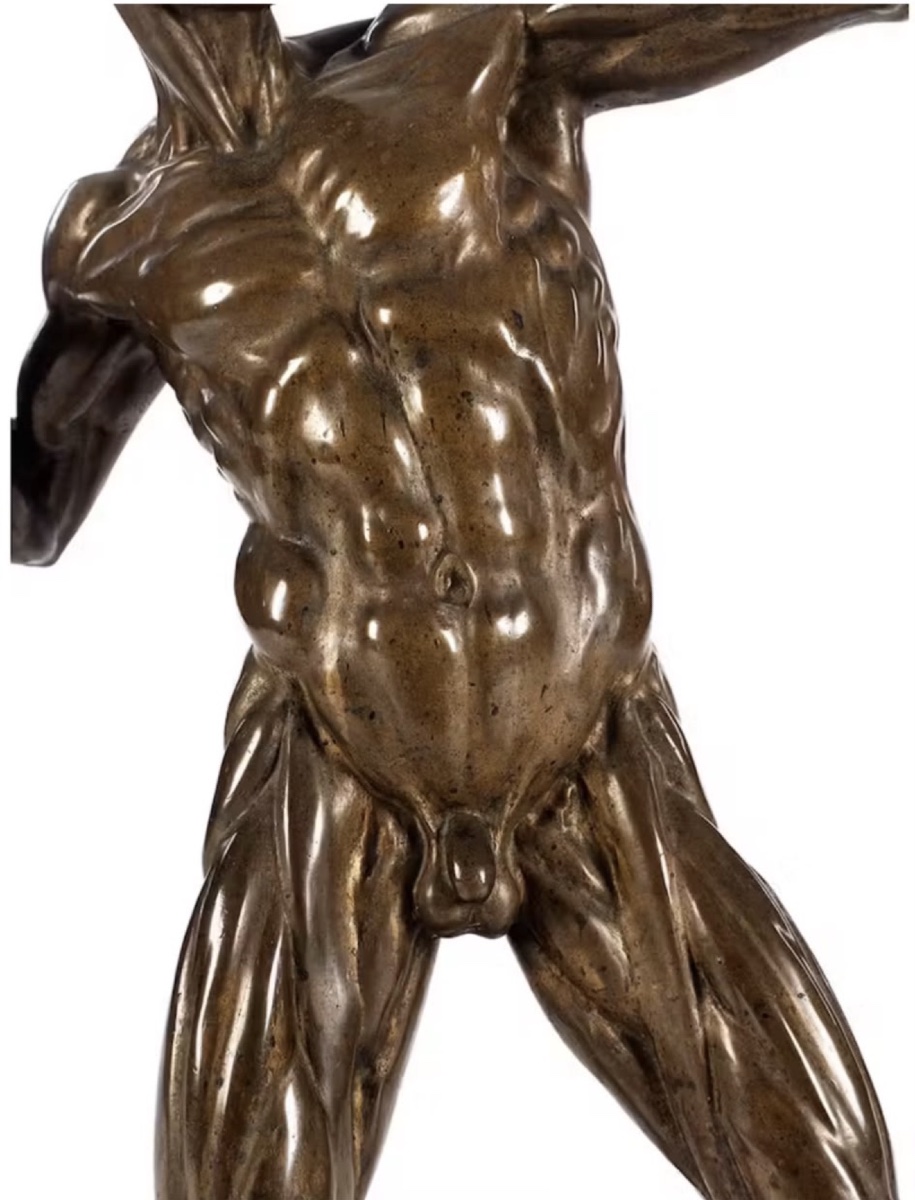 Sculpture en bronze « L’Archer » — disciple de Willem van Tetrode-photo-4