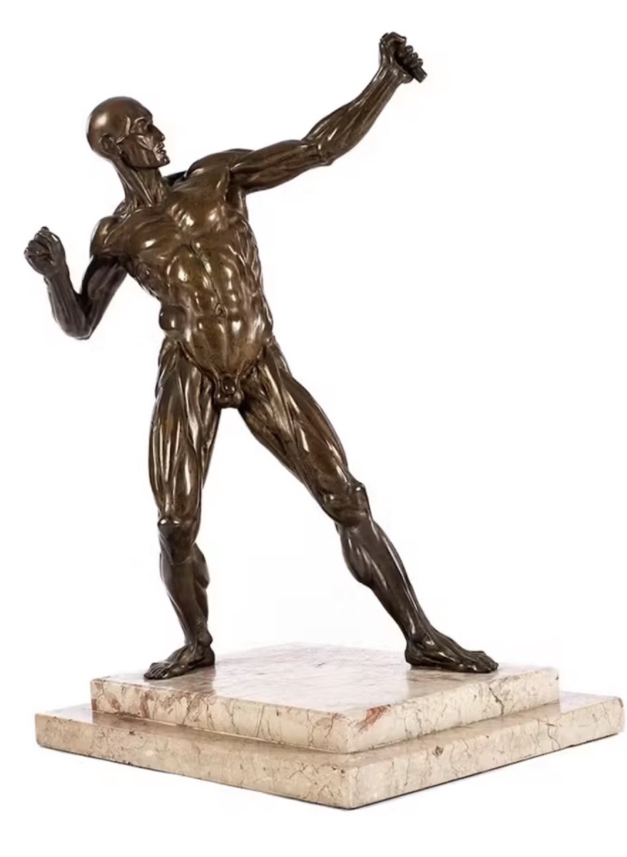 Sculpture en bronze « L’Archer » — disciple de Willem van Tetrode