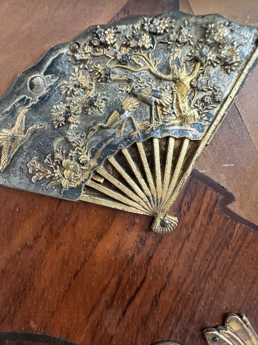 Kodansu Studio – Hakone Marquetry &amp; Matsuyama Bronzes – Meiji Period-photo-3