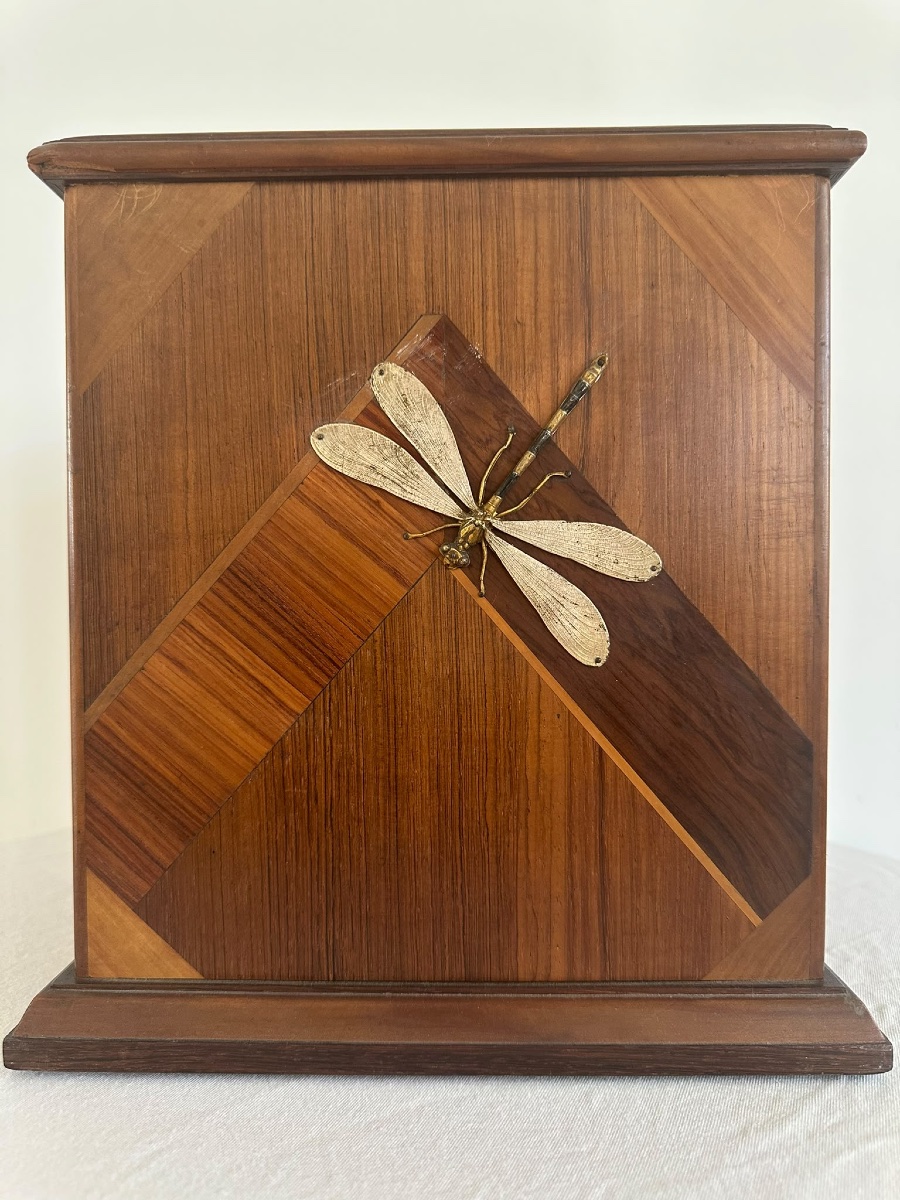 Kodansu Studio – Hakone Marquetry &amp; Matsuyama Bronzes – Meiji Period-photo-6