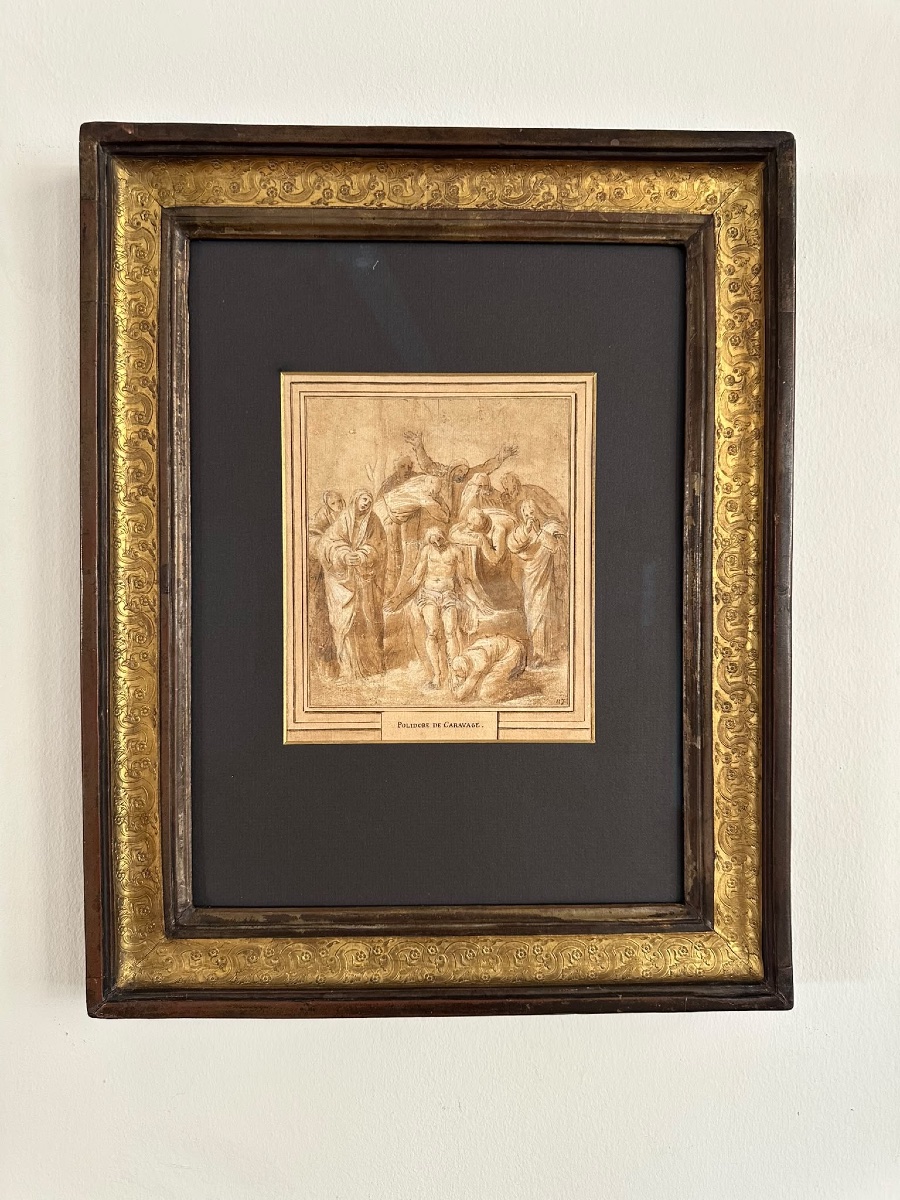 Attribué à Polidoro da Caravaggio (1499–1543) — « La Déploration du Christ ».-photo-2