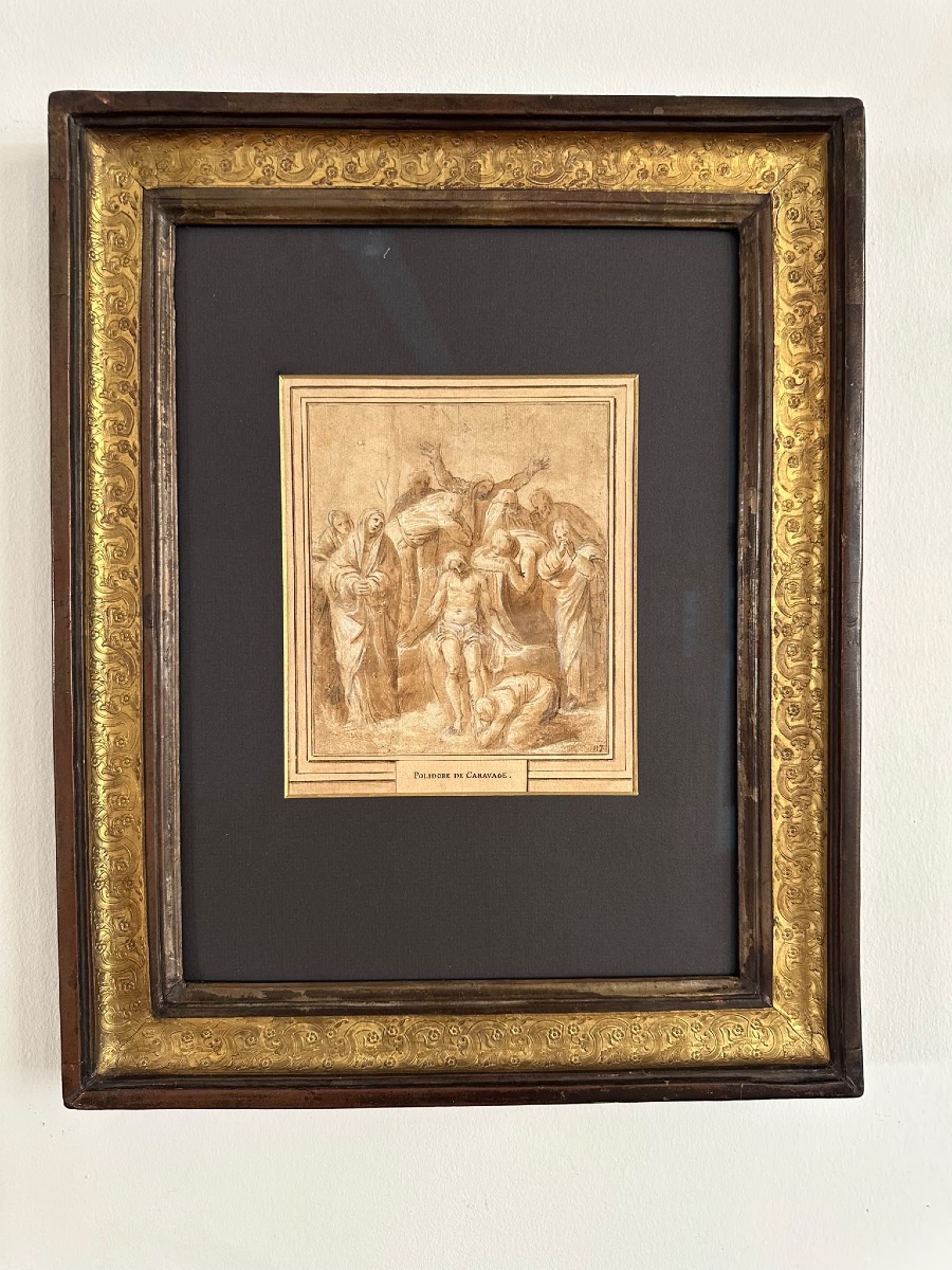 Attribué à Polidoro da Caravaggio (1499–1543) — « La Déploration du Christ ».