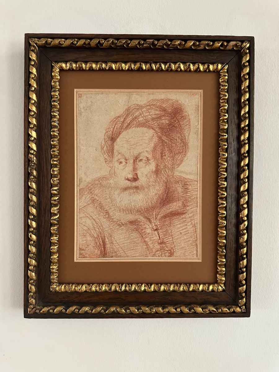Attributed To Lorenzo Tiepolo (1736–1776) - “portrait Of A Bearded Man Wearing A Turban”