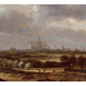 Jan Vermeer Of Haarlem (1628–1691), View Of St. Bavo’s Church