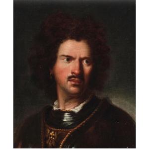 Portrait Of An Unknown Man Wearing An Earring, Attributed To Nicolò Cassana.