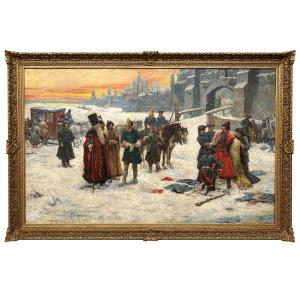 Georg Von Urlaub - Moscow - Beard Inspections At The City Gates