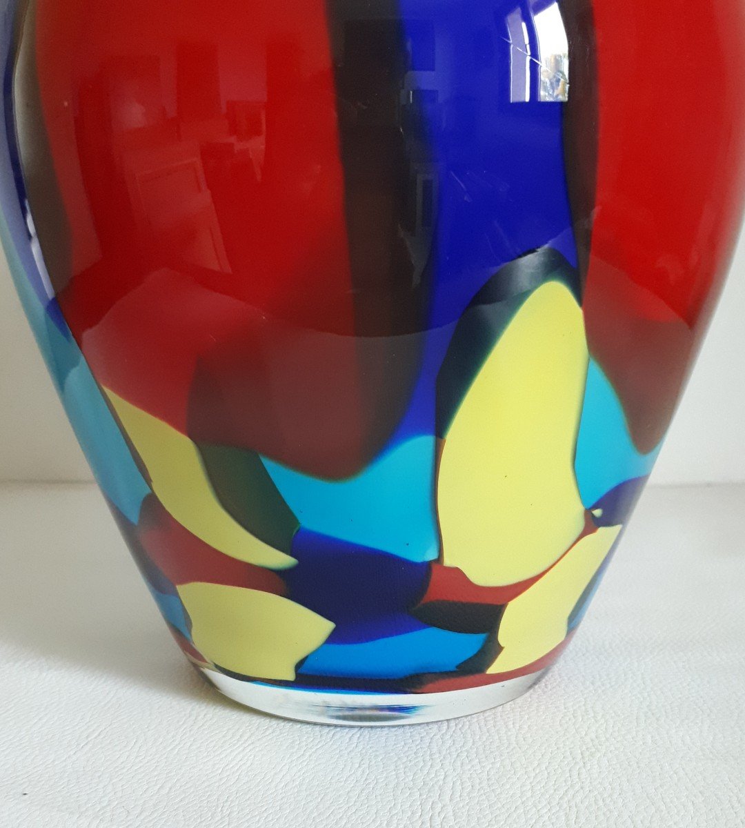 Important vase en verre de Murano-photo-6