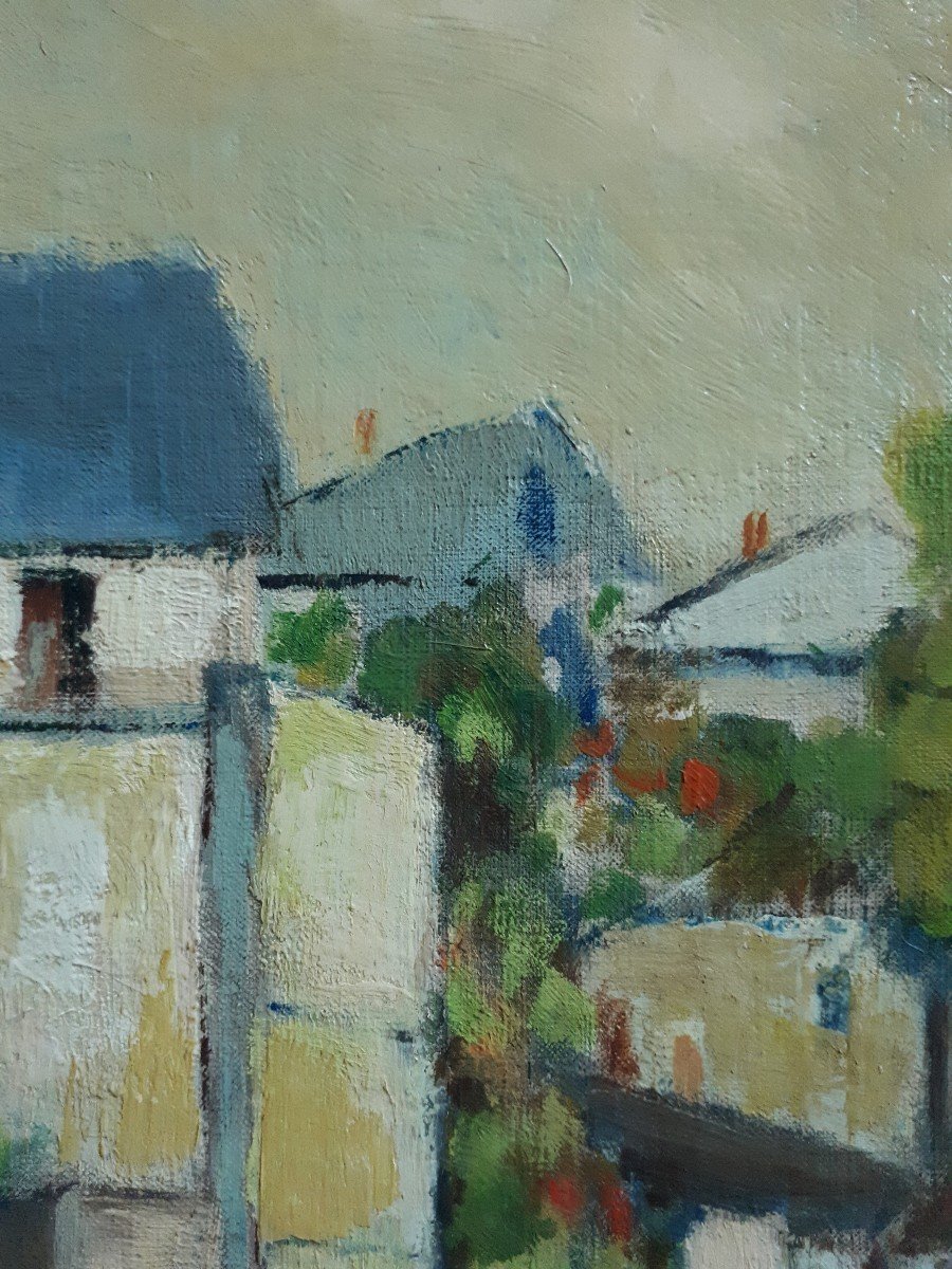 Charles Piat Oil On Panel Paris Montmartre Basilica Of The Sacred Heart-photo-4