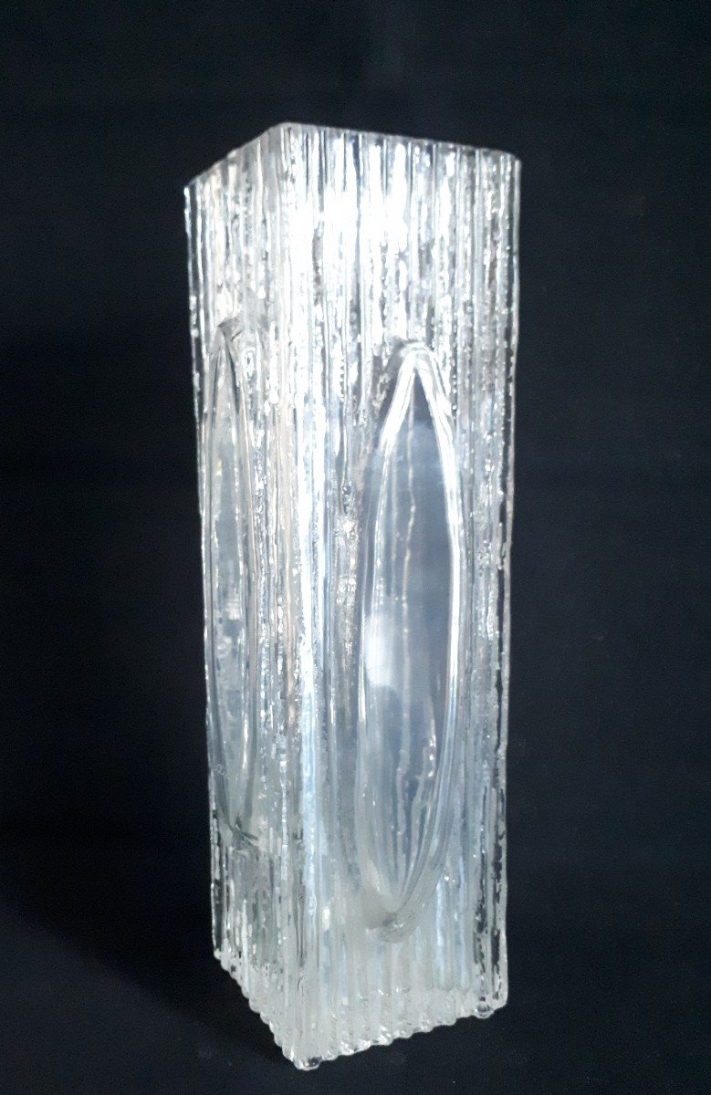 DAUM vase en cristal modèle Cratère 1970-photo-3