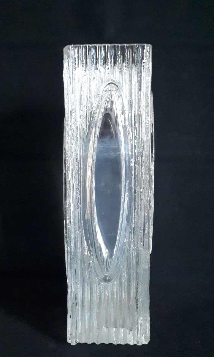 DAUM vase en cristal modèle Cratère 1970-photo-4