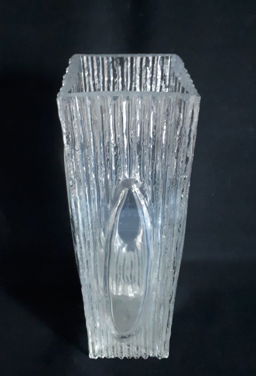 DAUM vase en cristal modèle Cratère 1970-photo-1