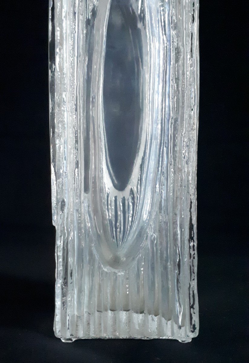 DAUM vase en cristal modèle Cratère 1970-photo-2