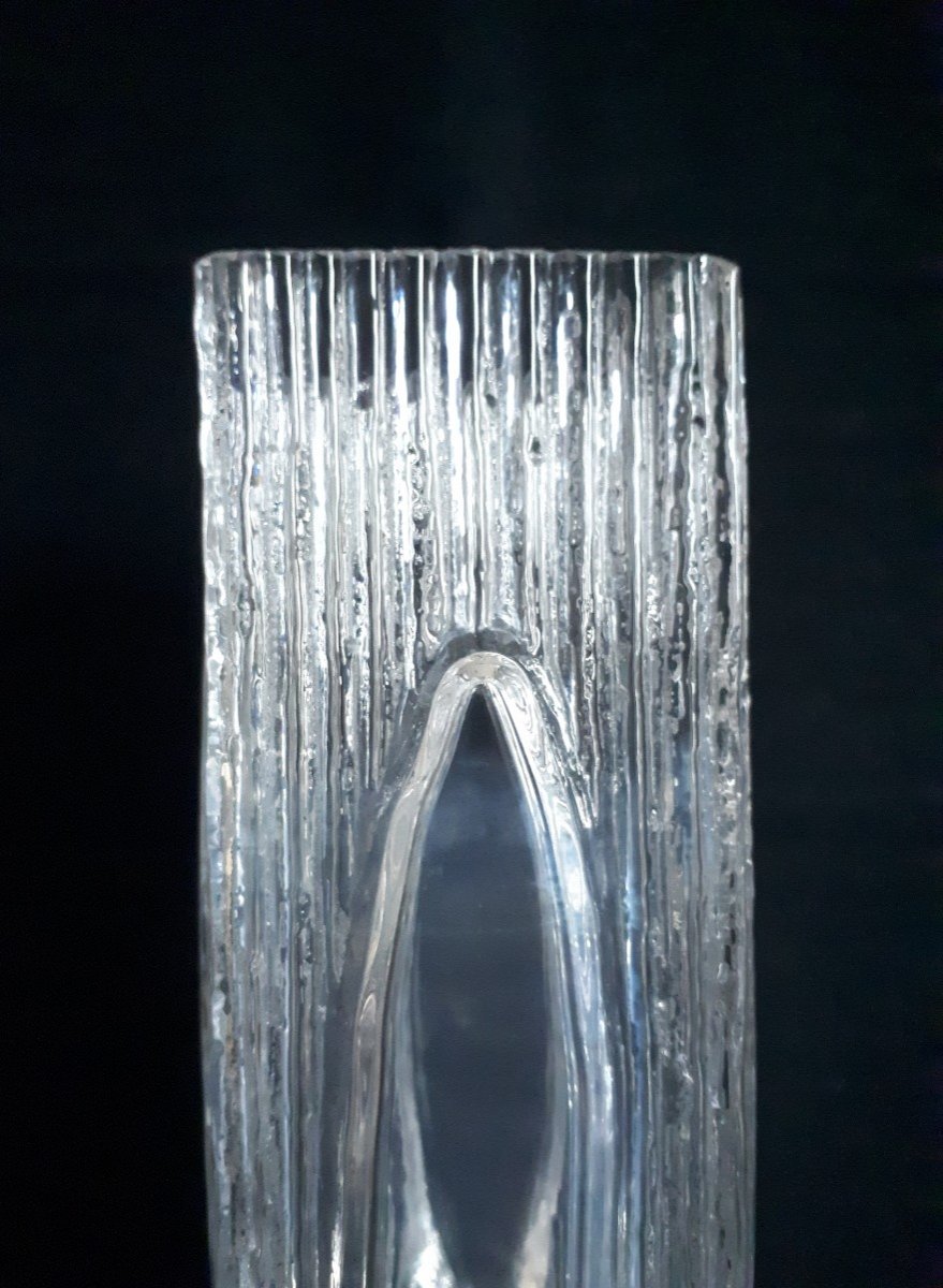 DAUM vase en cristal modèle Cratère 1970-photo-3