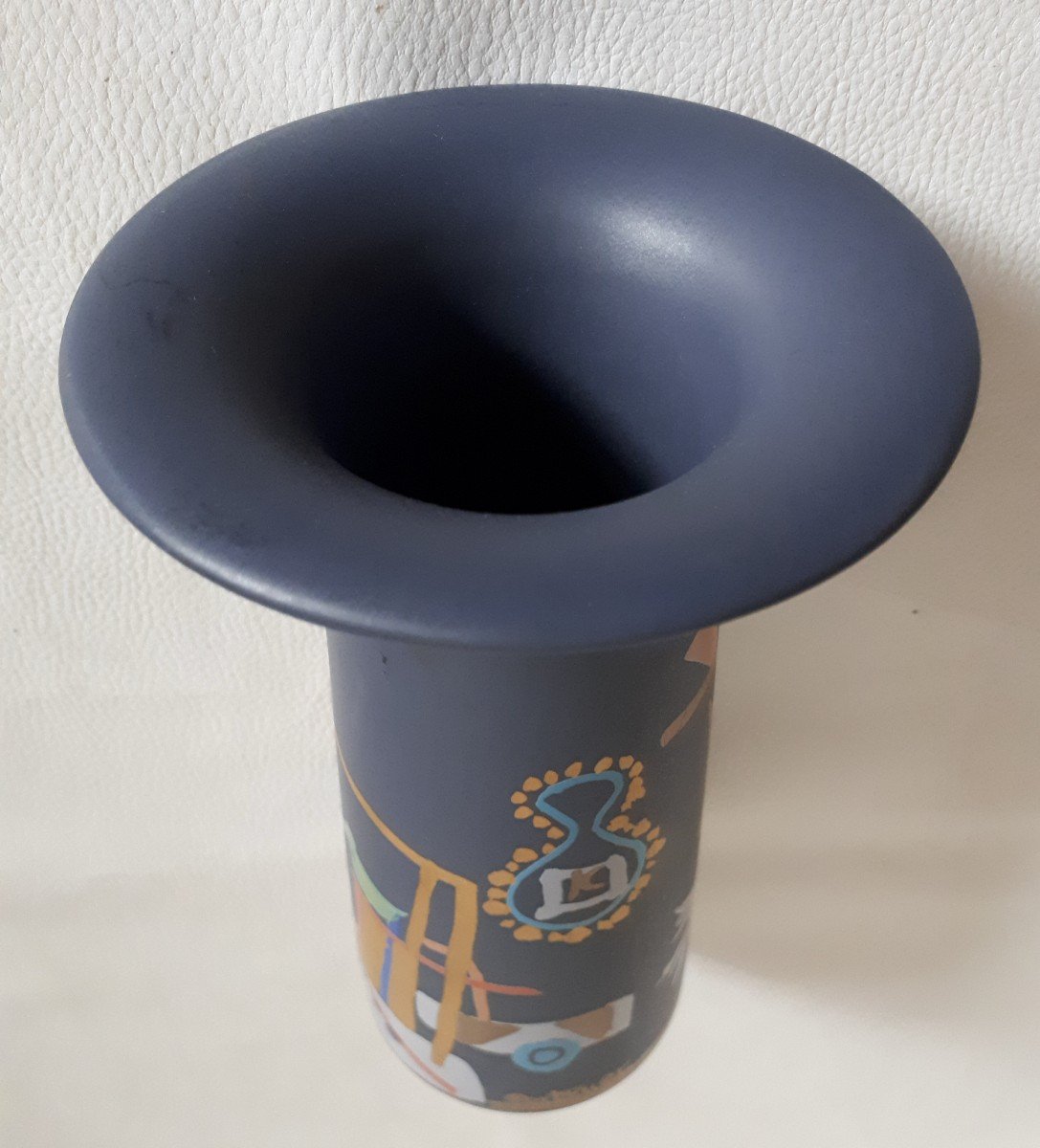 Gilbert Portanier For Rosenthal Liguria Porcelain Vase-photo-5