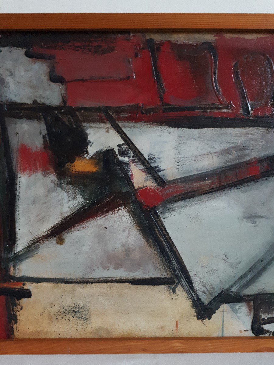 Dan Gonnet-danis - Montbrison - Playground - Oil On Panel - Abstract-photo-3