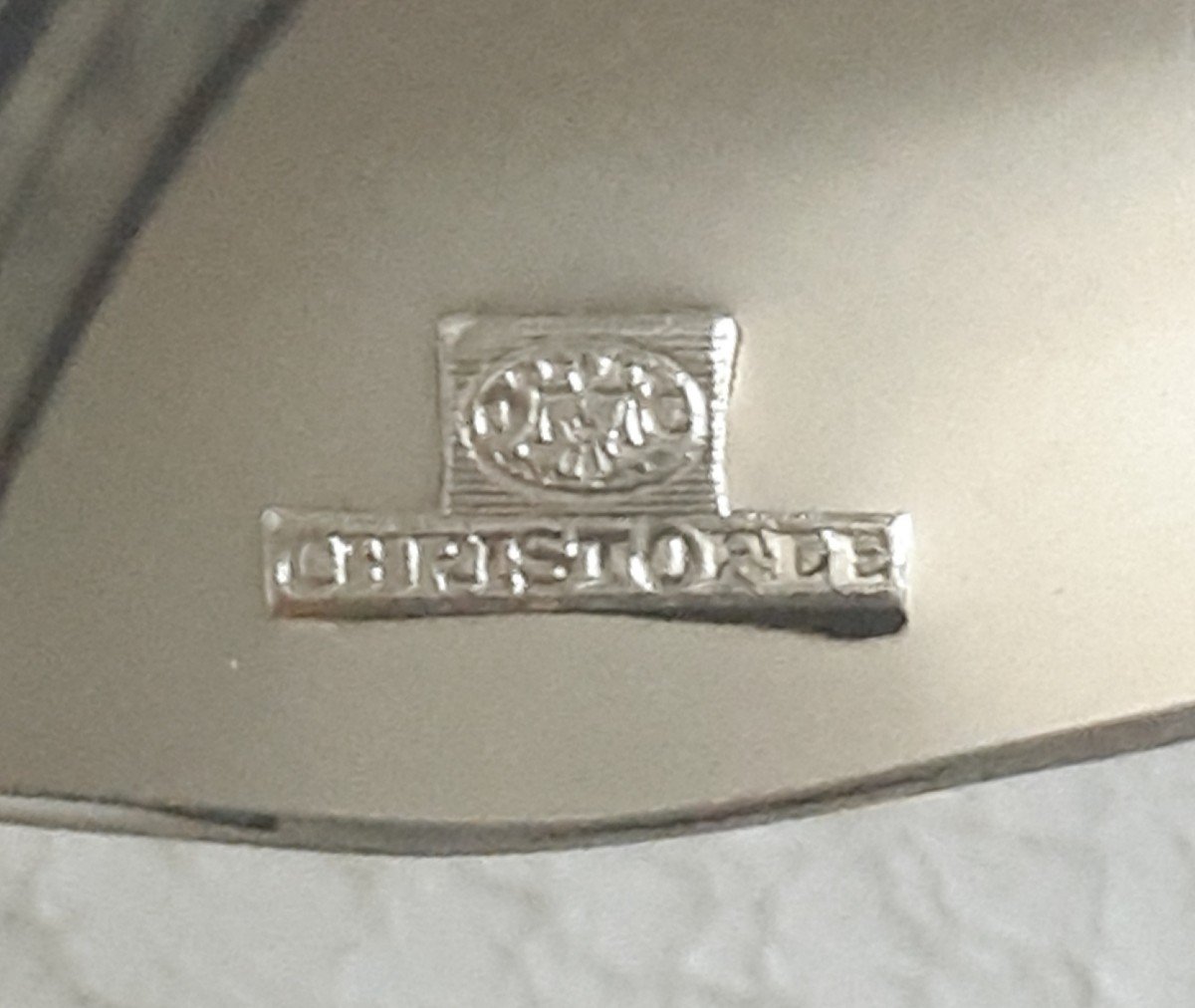 CHRISTOFLE ménagère couverts 37 pièces modèle Pompadour métal argenté-photo-2