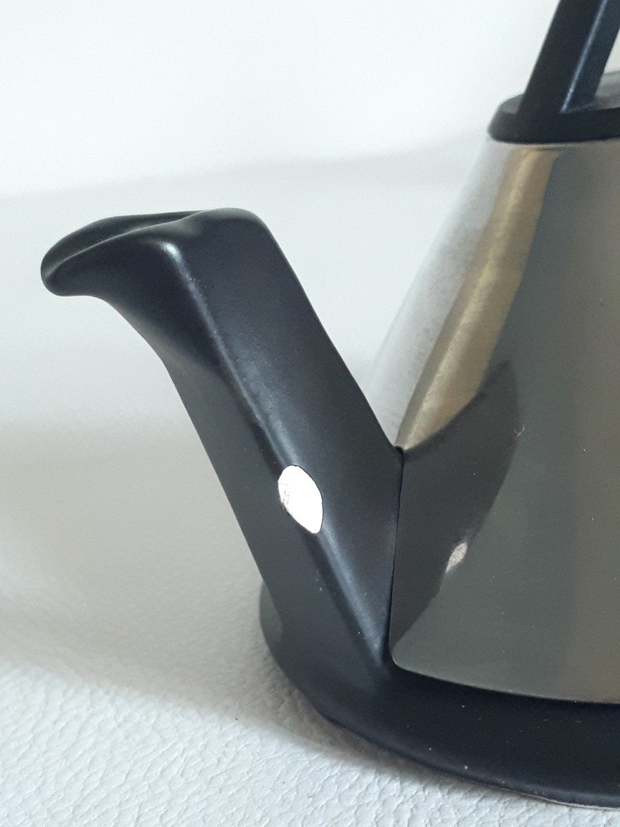 Marcel Ramond (born In 1935)  Ceramic And Metal Tea / Coffee Service Design-photo-3