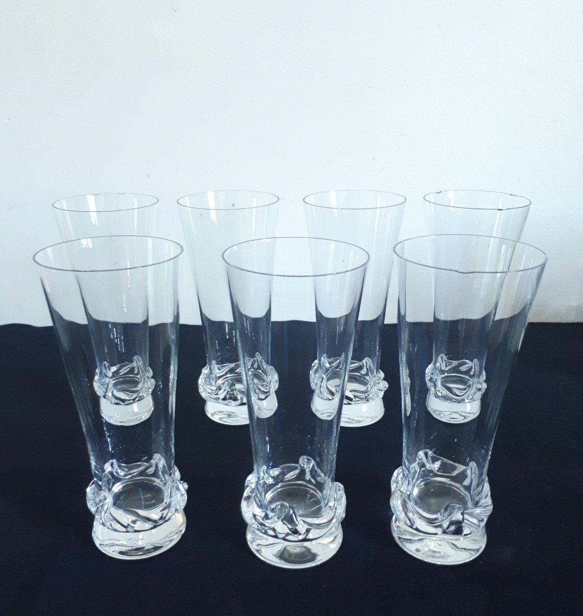 Cristallerie DAUM service de verres en cristal modèle Sorcy-photo-2