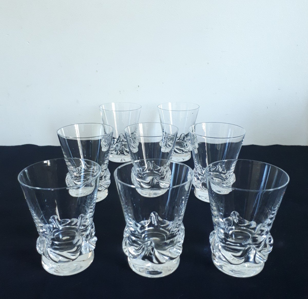 Cristallerie DAUM service de verres en cristal modèle Sorcy-photo-3
