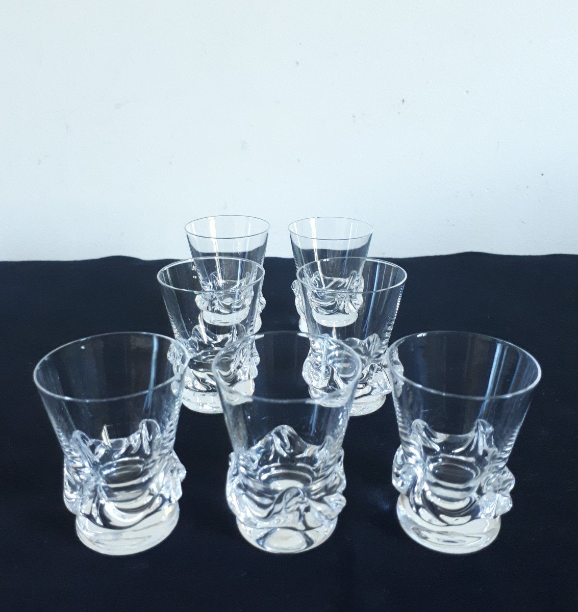 Cristallerie DAUM service de verres en cristal modèle Sorcy-photo-6