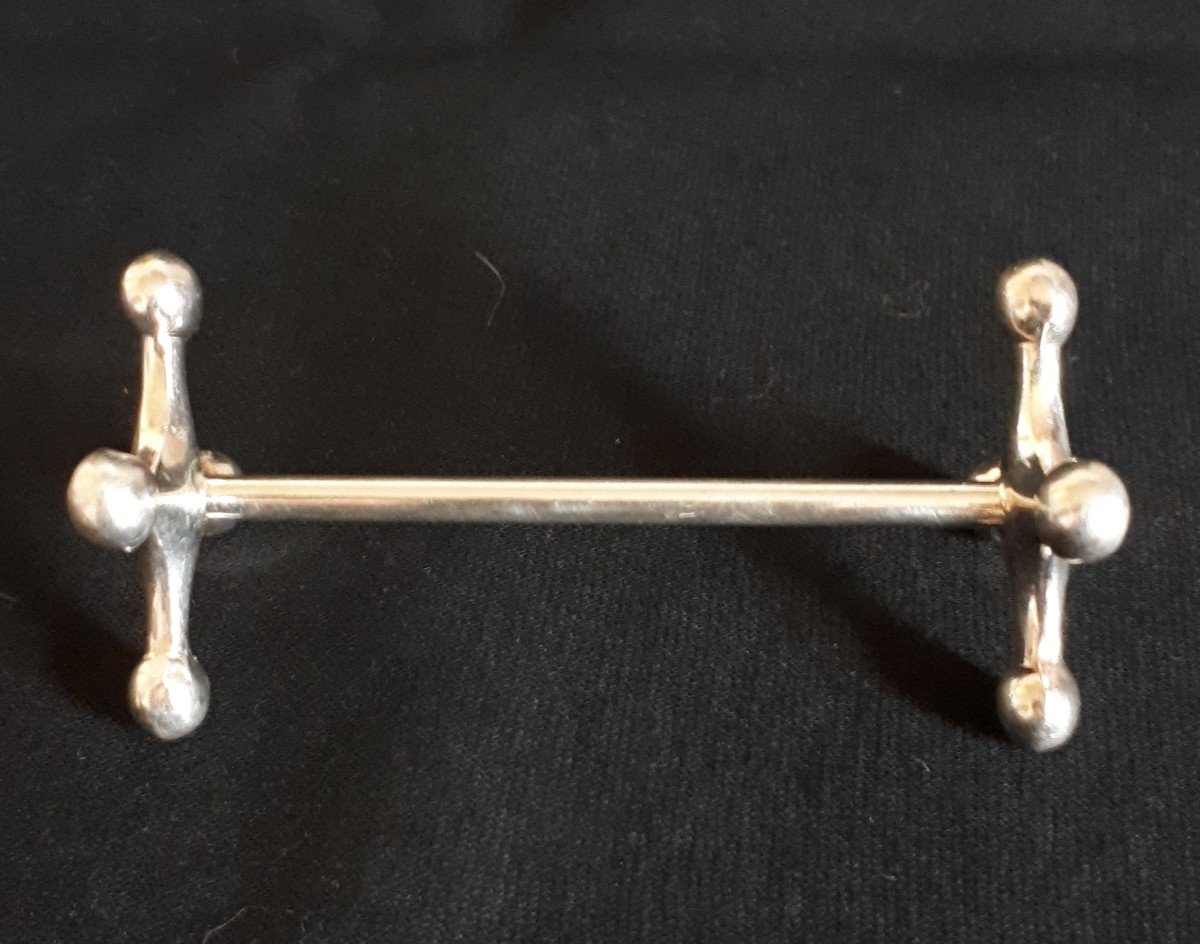 François Frionnet Goldsmith Suite Of 12 Silver Metal Knife Holders-photo-3