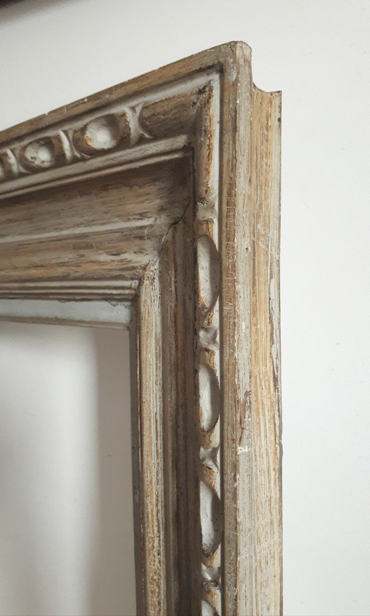 Emile Bouche Carved Wood Frame 10p Format For 55 X 38 Cm Painting-photo-2