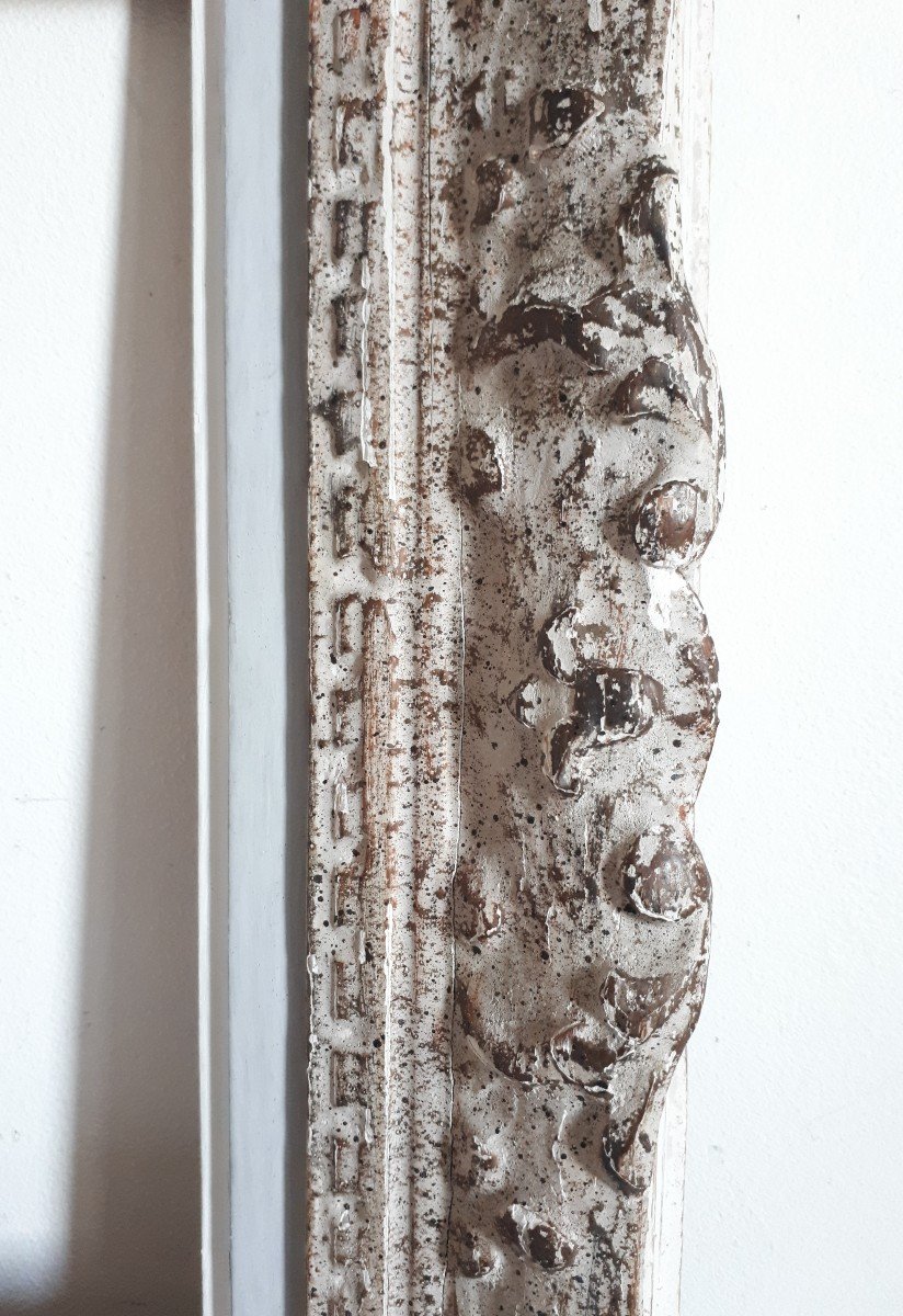 Cadre Montparnasse en bois sculpté  format 2F pour tableau 24 X 19 cm-photo-4
