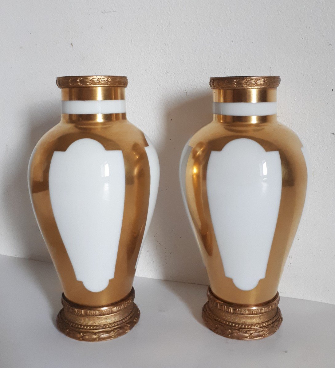 Manufacture De Sèvres Pair Of Porcelain Vases Second Half 18th