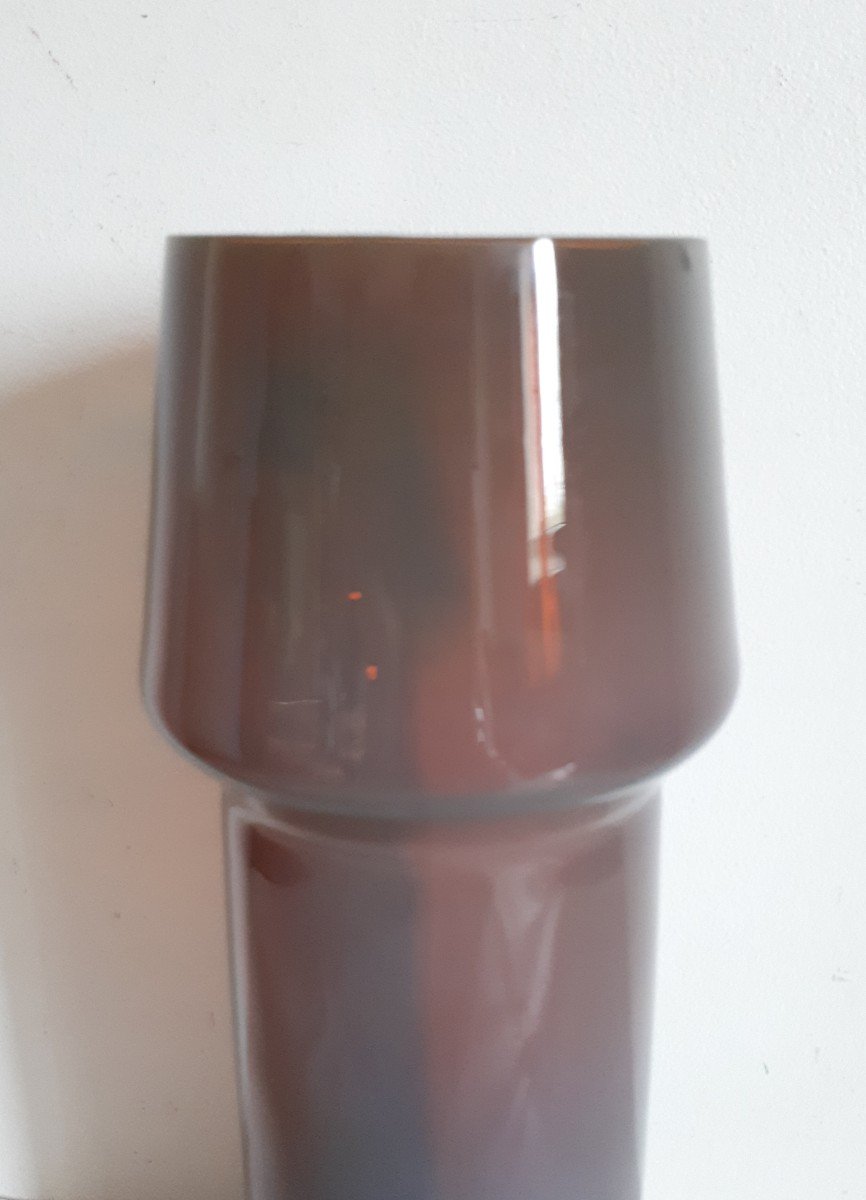 Zbigniew HORBOWY (1935-2019) vase en verre design Sudety Pologne-photo-1