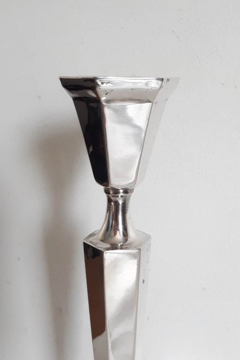 Pair Of Silver Candlesticks-photo-3