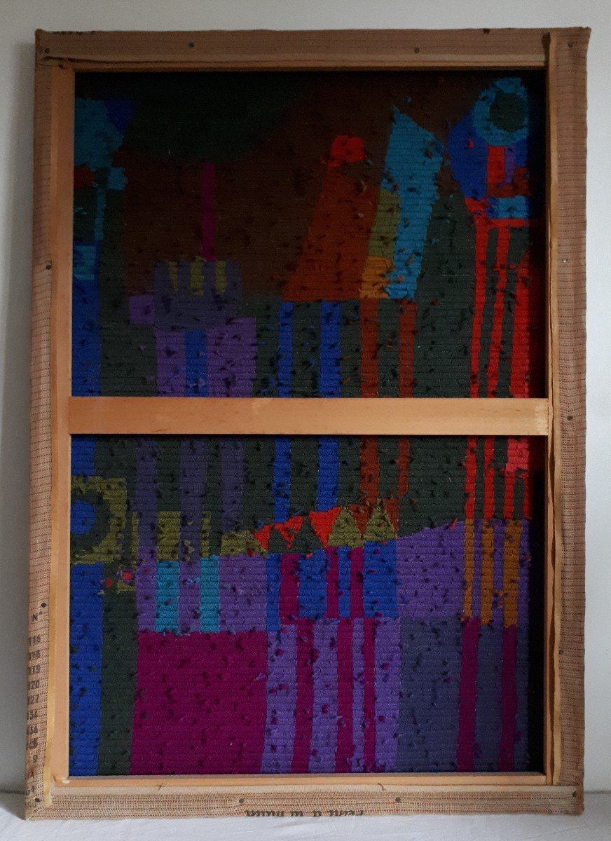 Welcomme Pernelle tapisserie composition abstraite-photo-8