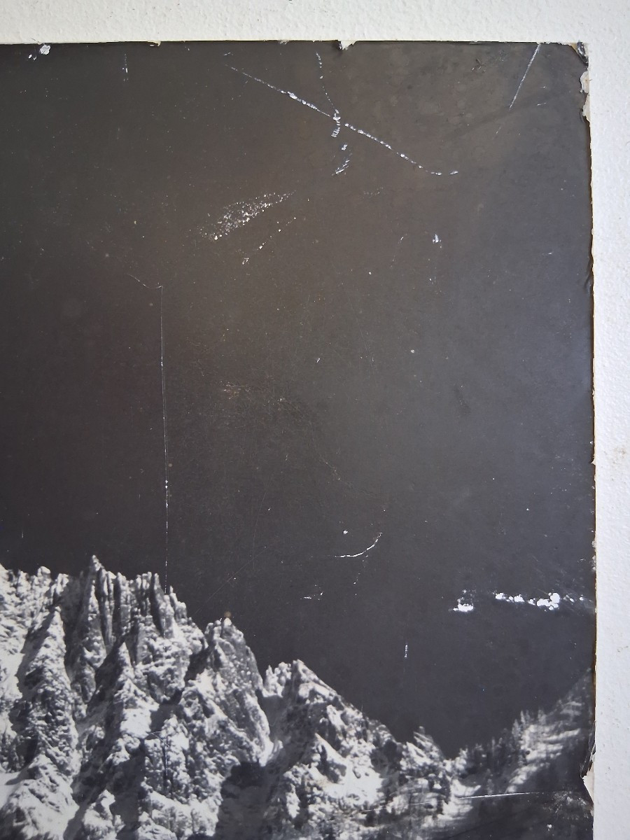 Pierre Tairraz (1933-2000) Photography The Chapel Of Praz Chamonix Alps Mountains-photo-1