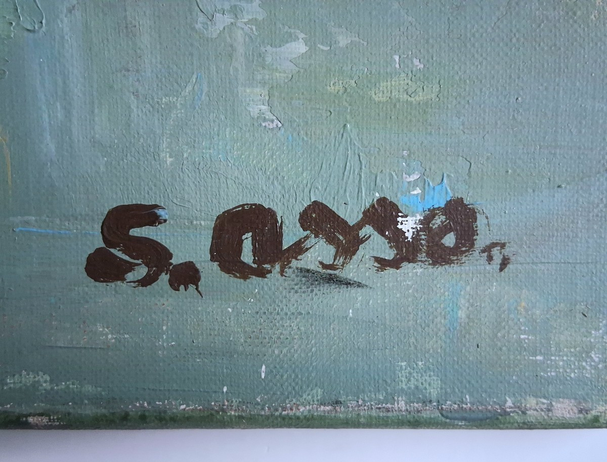 Oil On Canvas Still Life With Cup S. Asso-photo-7