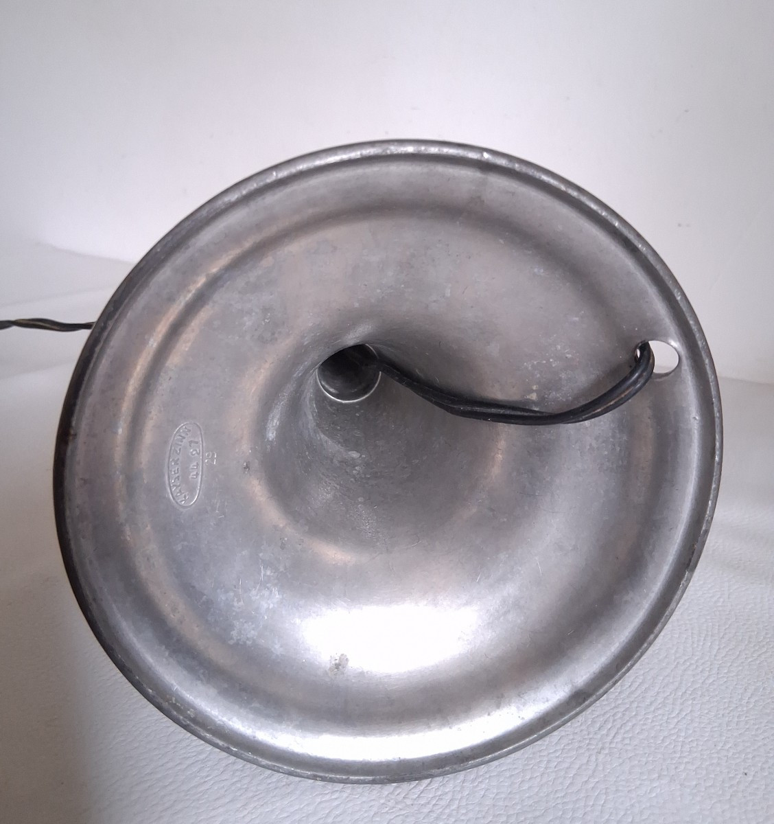 Hugo LEVEN pour KAYSERZINN lampe en étain 1900 Art Nouveau-photo-6