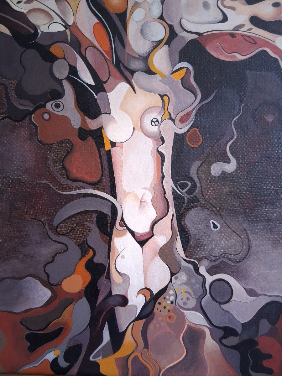 Gilles Coudour (born In 1942) - The Tree Of Life - Acrylic On Canvas-photo-3