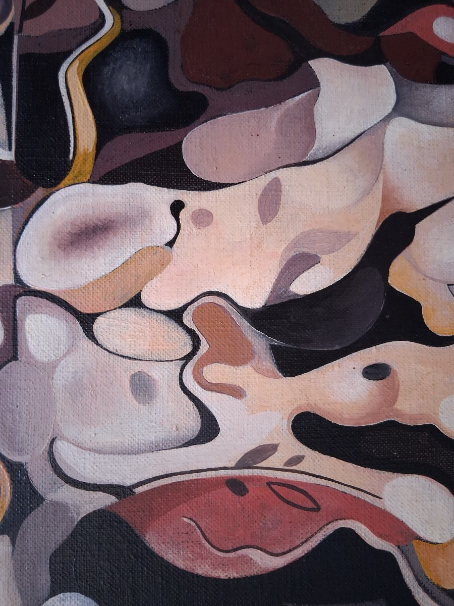 Gilles Coudour (born In 1942) - The Tree Of Life - Acrylic On Canvas-photo-4