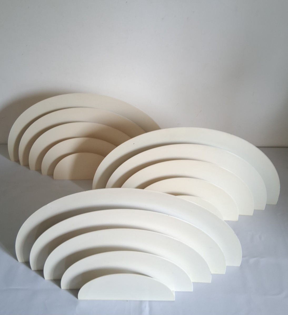 Set Of 3 Meander Wall Lamps By Cesare Casati And Emanuele Ponzio For Raak 1970